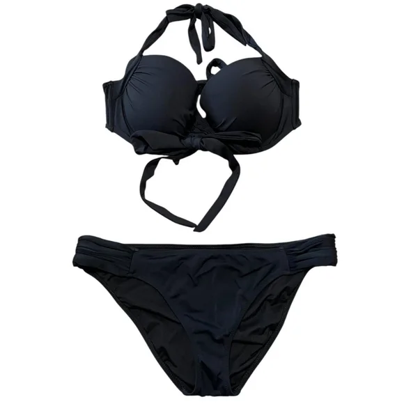 Victoria's Secret Women's Black Bikini Sets - Picture 1 of 8